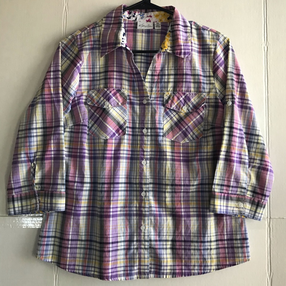 Kim Rogers Plaid shirt